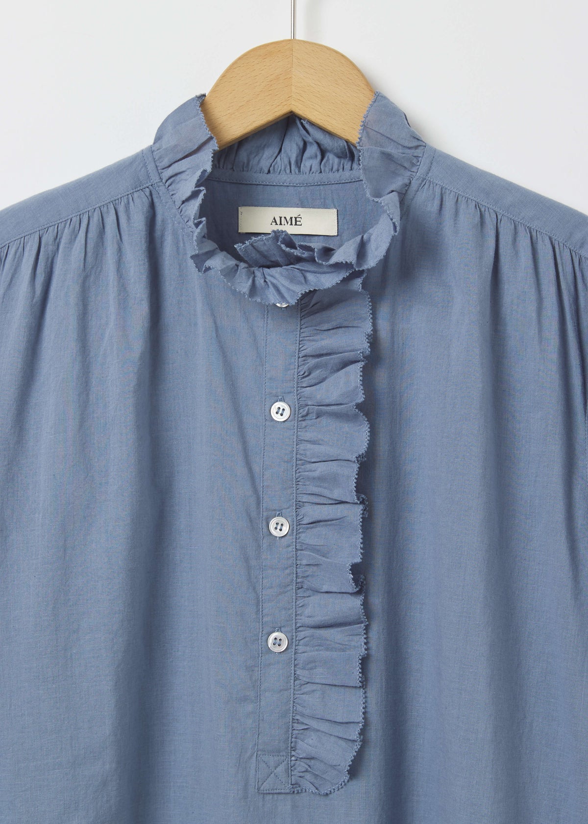 BENSON SHIRT — BLUE GREY