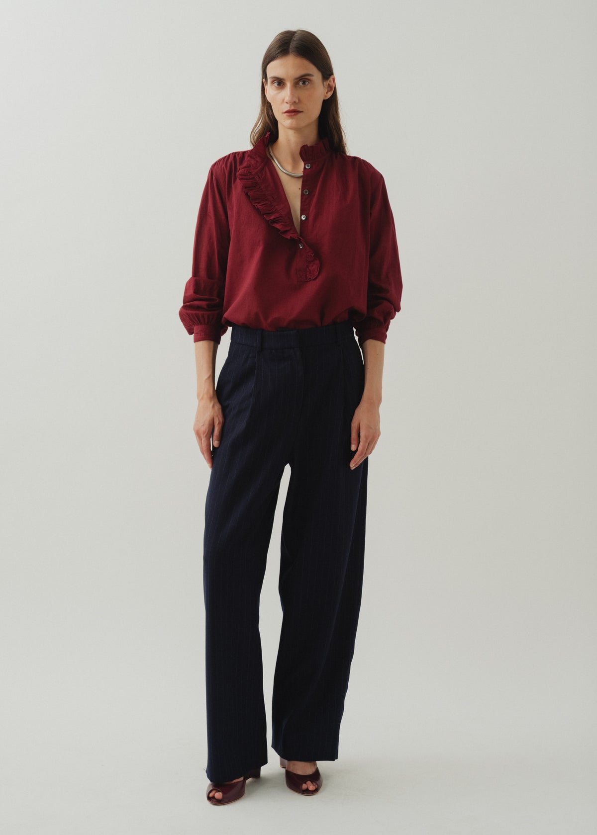 BENSON SHIRT — BORDEAUX