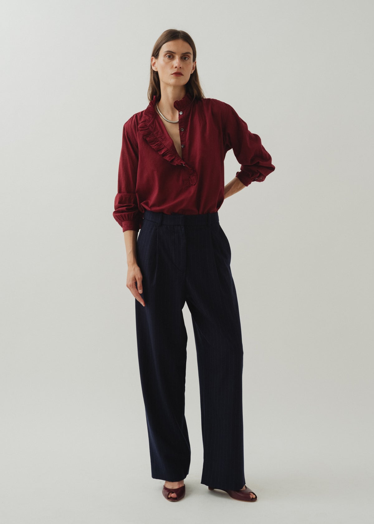 BENSON SHIRT — BORDEAUX