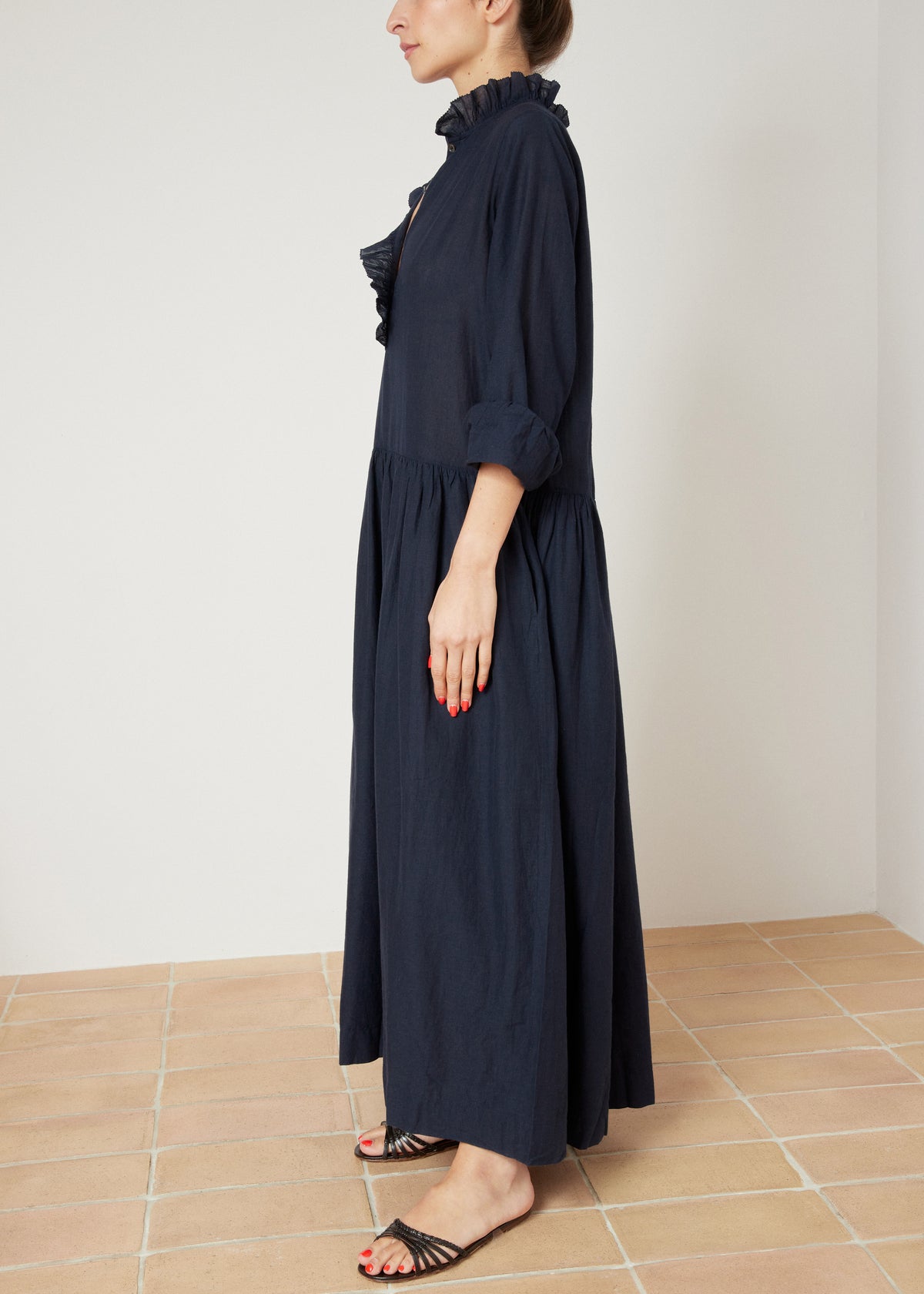 BENSON DRESS — NAVY