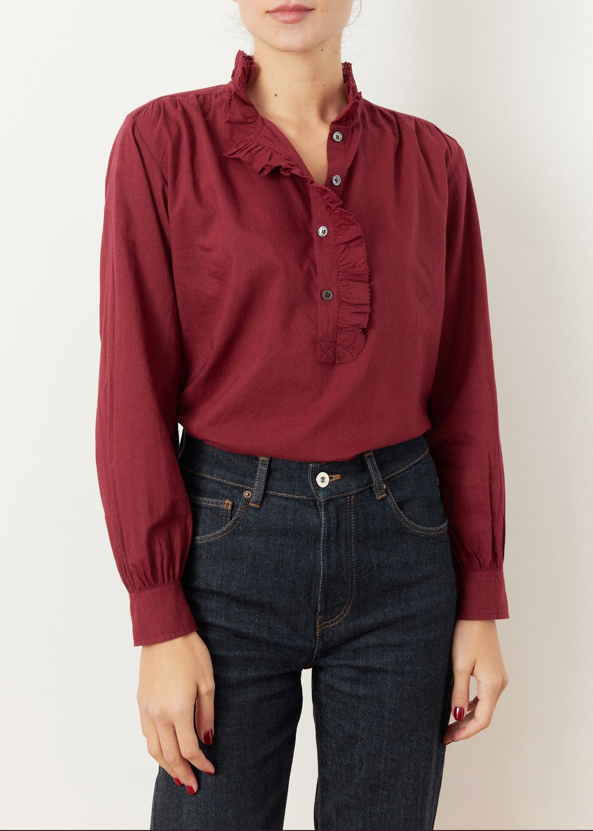 BENSON SHIRT — BORDEAUX