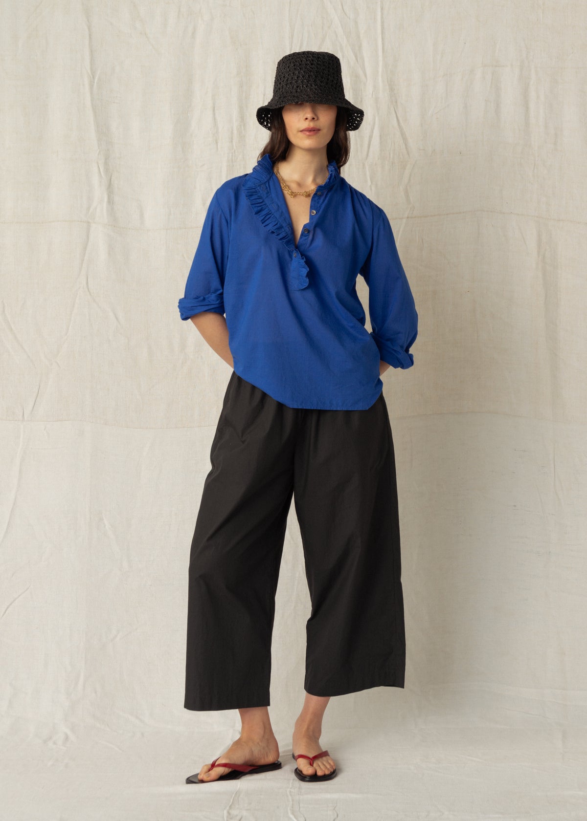 CALEB TROUSERS — SOFT BLACK