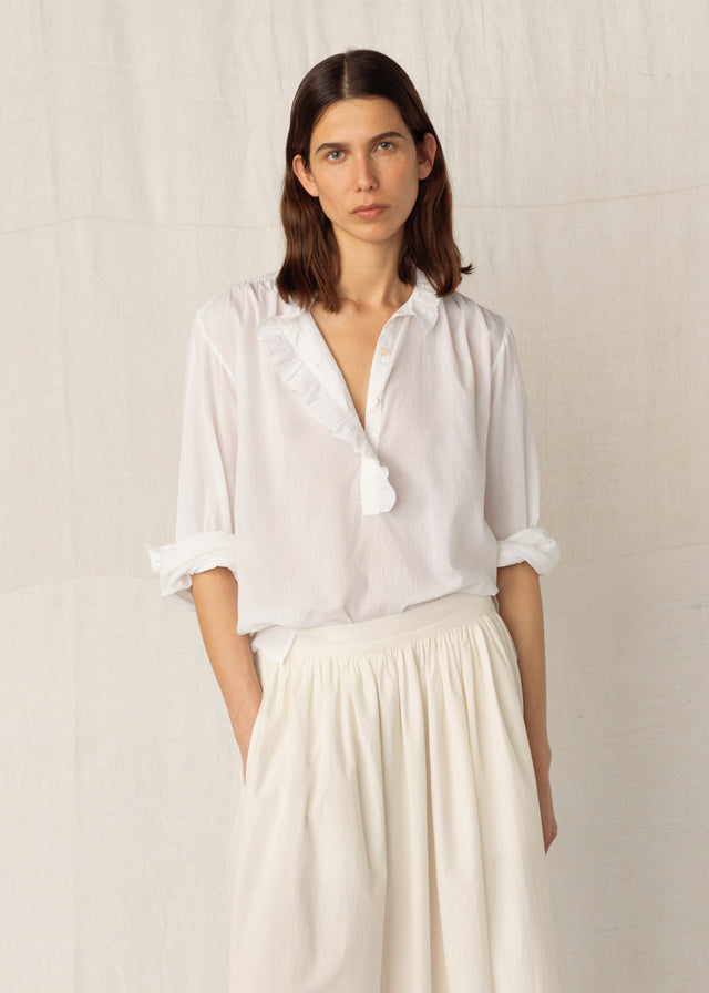 BENSON SHIRT — WHITE STRIPE