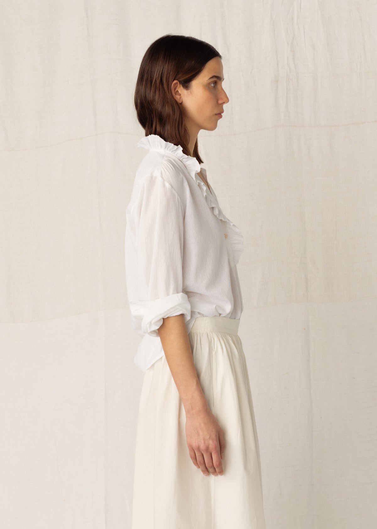 BENSON SHIRT — WHITE STRIPE