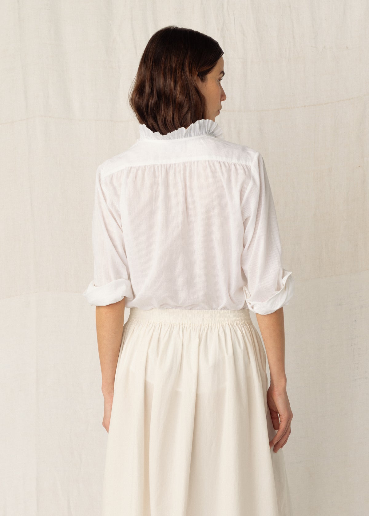 BENSON SHIRT — WHITE STRIPE