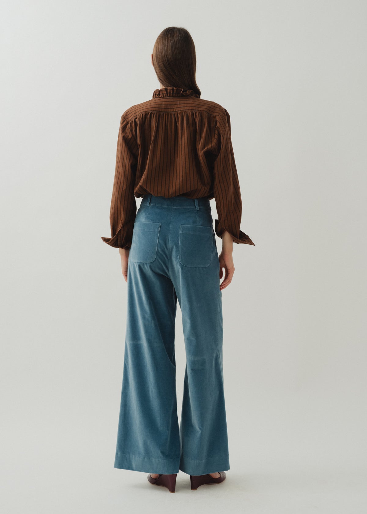 BENSON SHIRT — CHESTNUT STRIPE