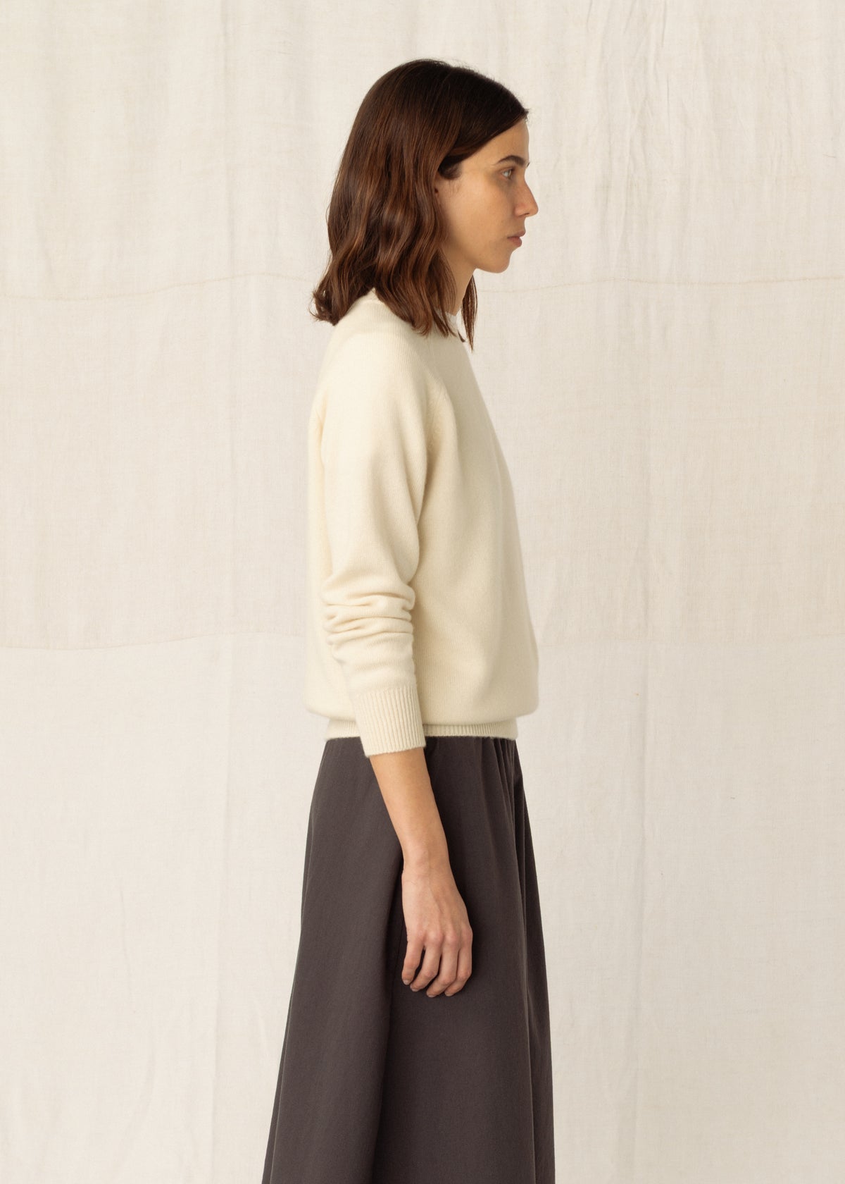 CADAQUÉS CASHMERE JUMPER — CREAM