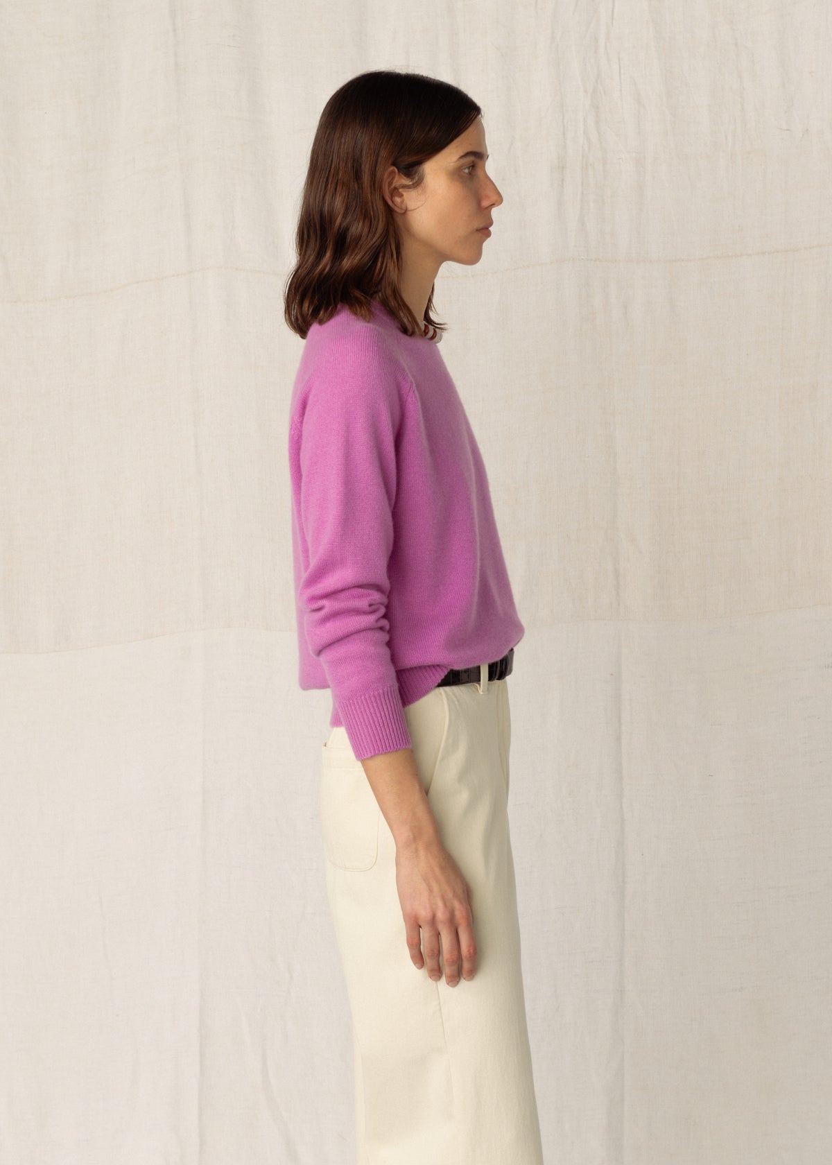 CADAQUÉS CASHMERE JUMPER — LILAC