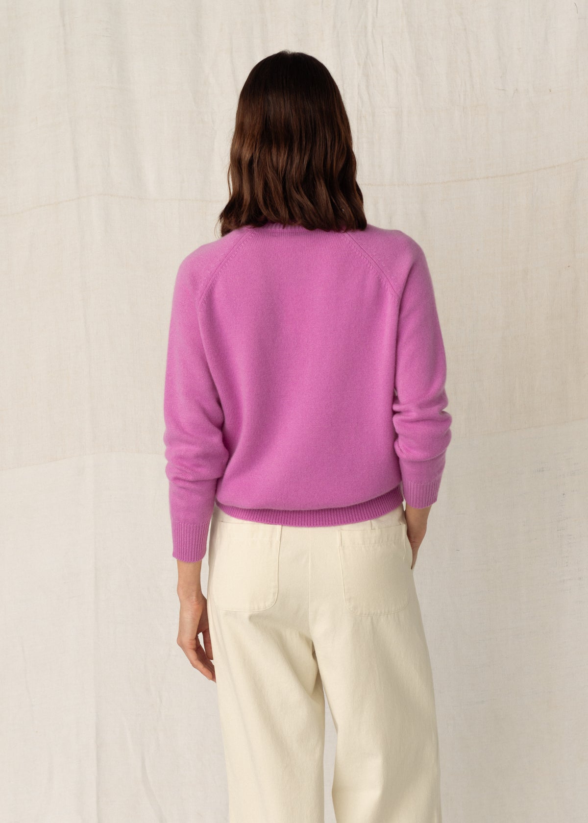 CADAQUÉS CASHMERE JUMPER — LILAC