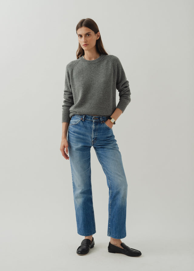 CADAQUÉS CASHMERE JUMPER — GREY