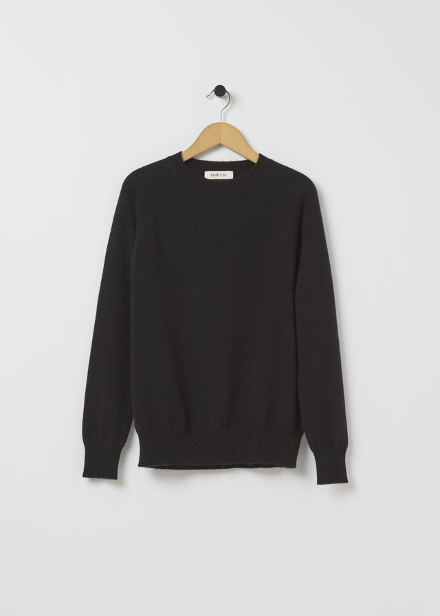 CADAQUÉS CASHMERE JUMPER — BLACK