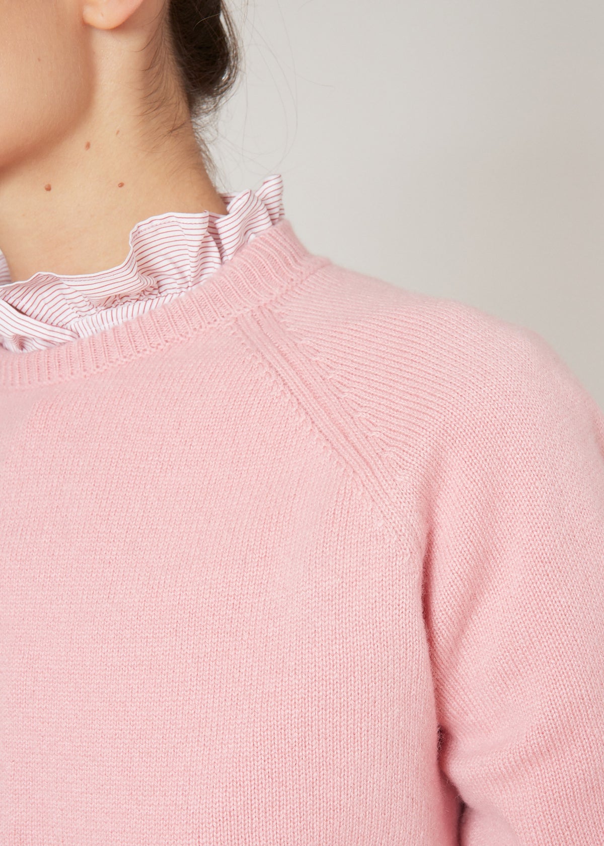 CADAQUÉS CASHMERE JUMPER — PEACH