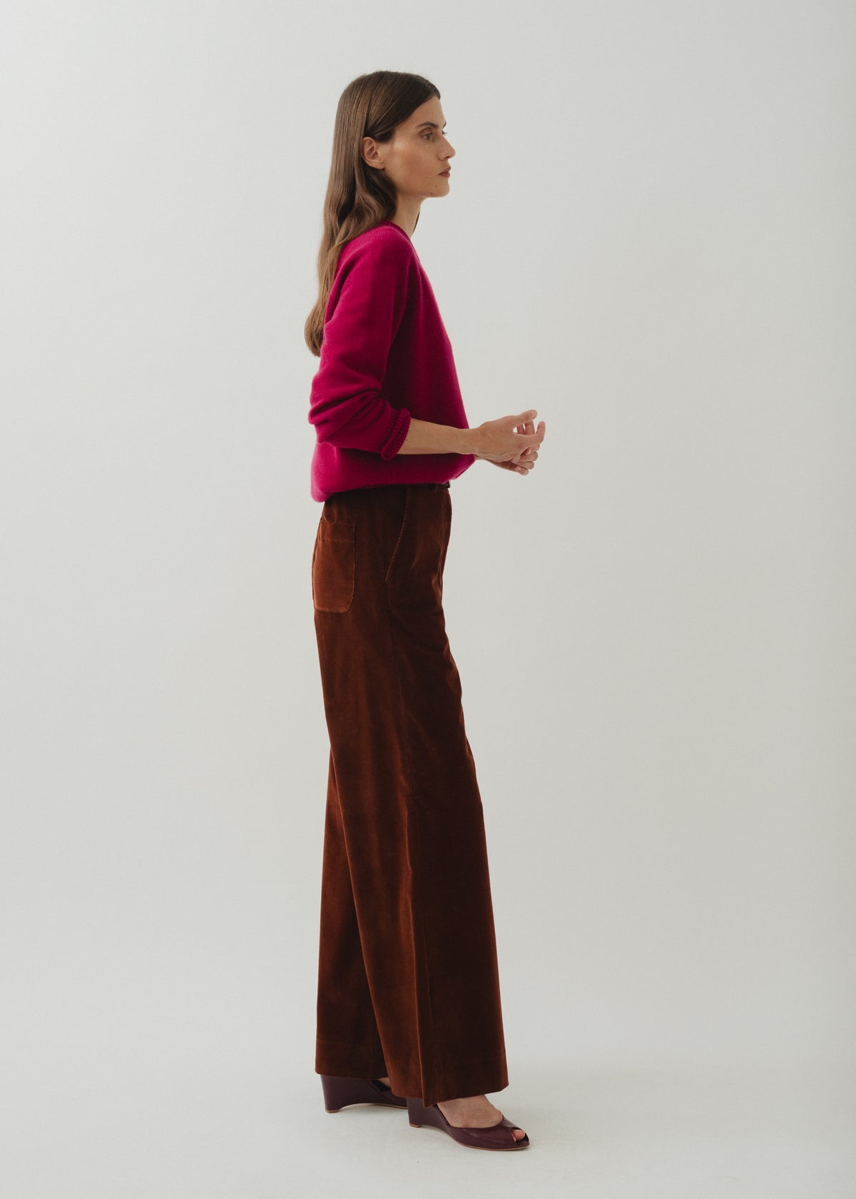 CADAQUÉS CASHMERE JUMPER — MAGENTA