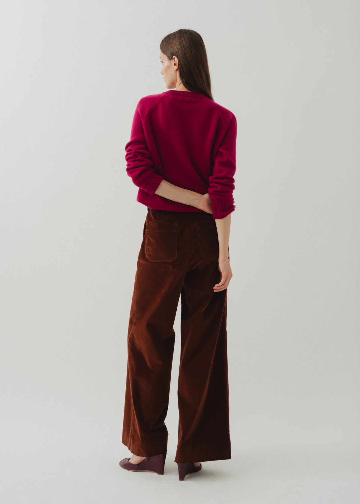 CADAQUÉS CASHMERE JUMPER — MAGENTA