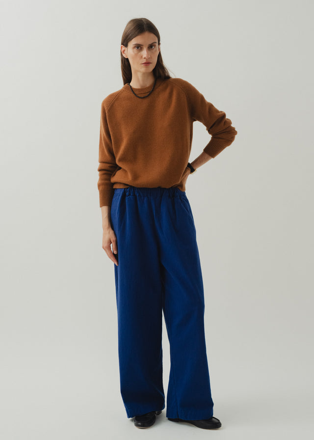 CADAQUÉS CASHMERE JUMPER — TABAC