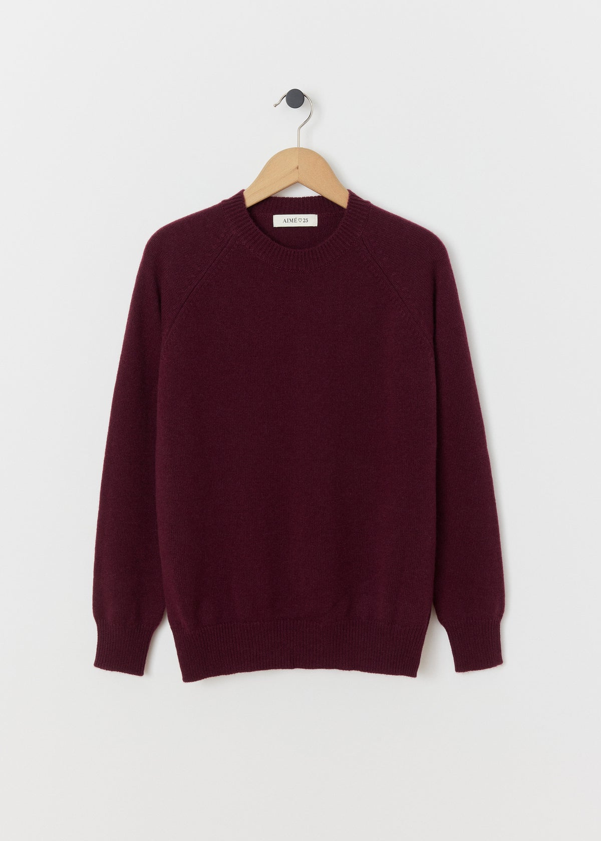 CADAQUÉS CASHMERE JUMPER — BURGUNDY