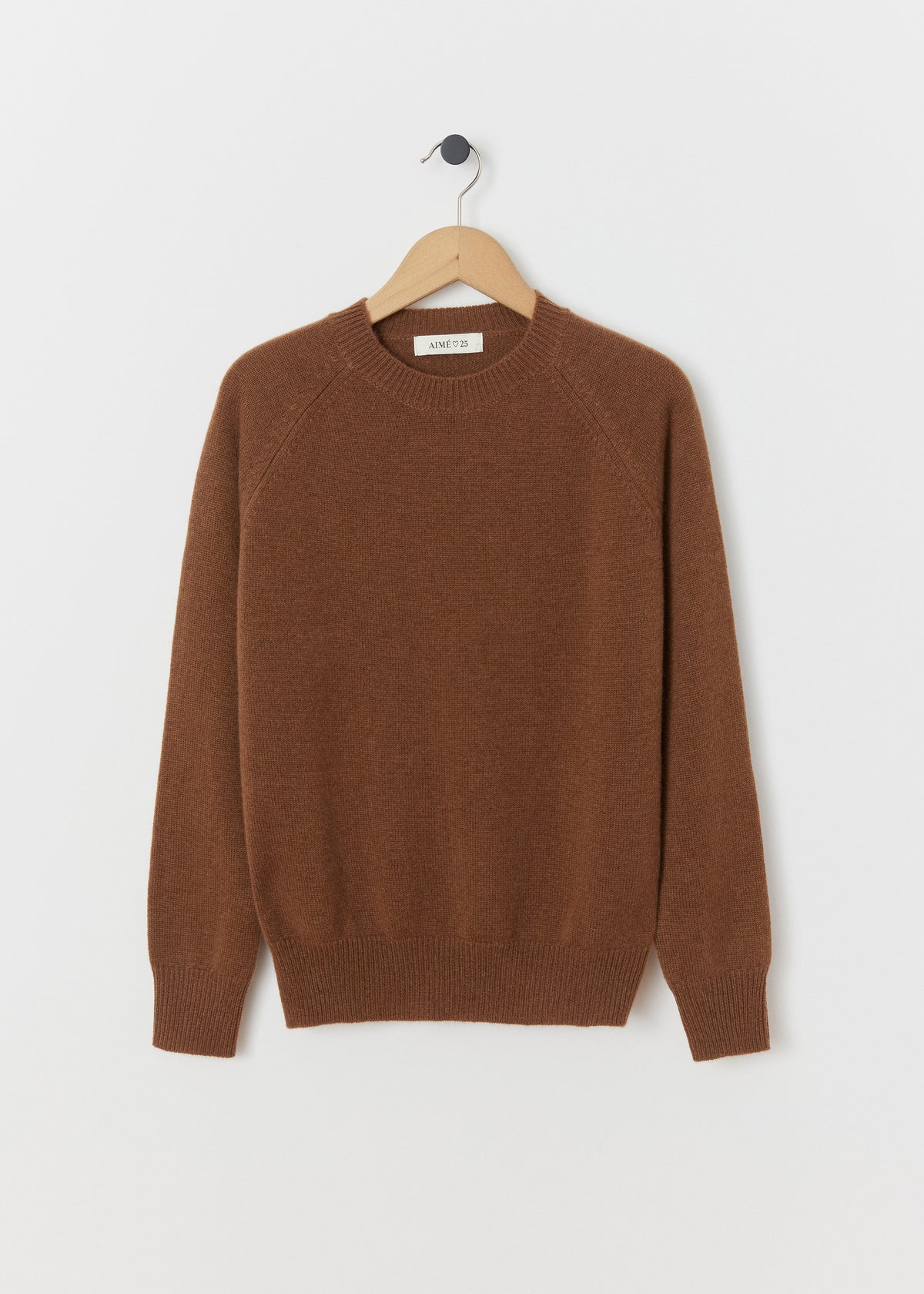 CADAQUÉS CASHMERE JUMPER — CHESTNUT