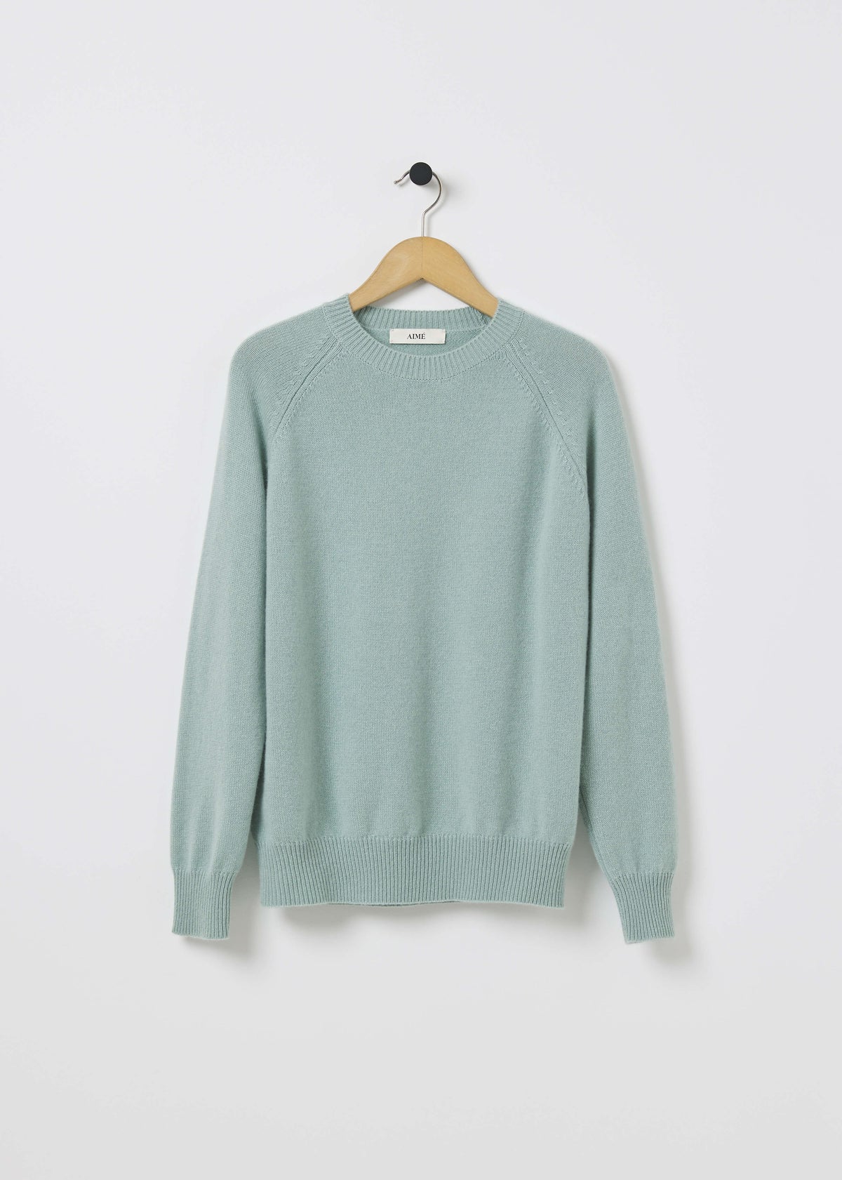 CADAQUÉS CASHMERE JUMPER — SEAFOAM