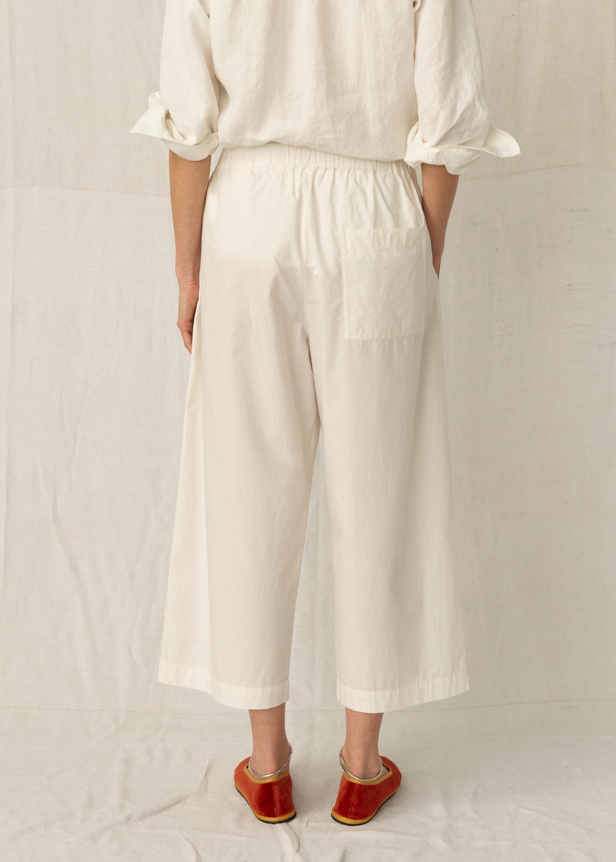 CALEB TROUSERS  — CHALK
