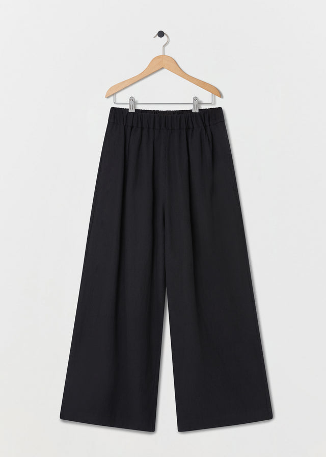 CALEB WOOL TROUSERS — FADED BLACK