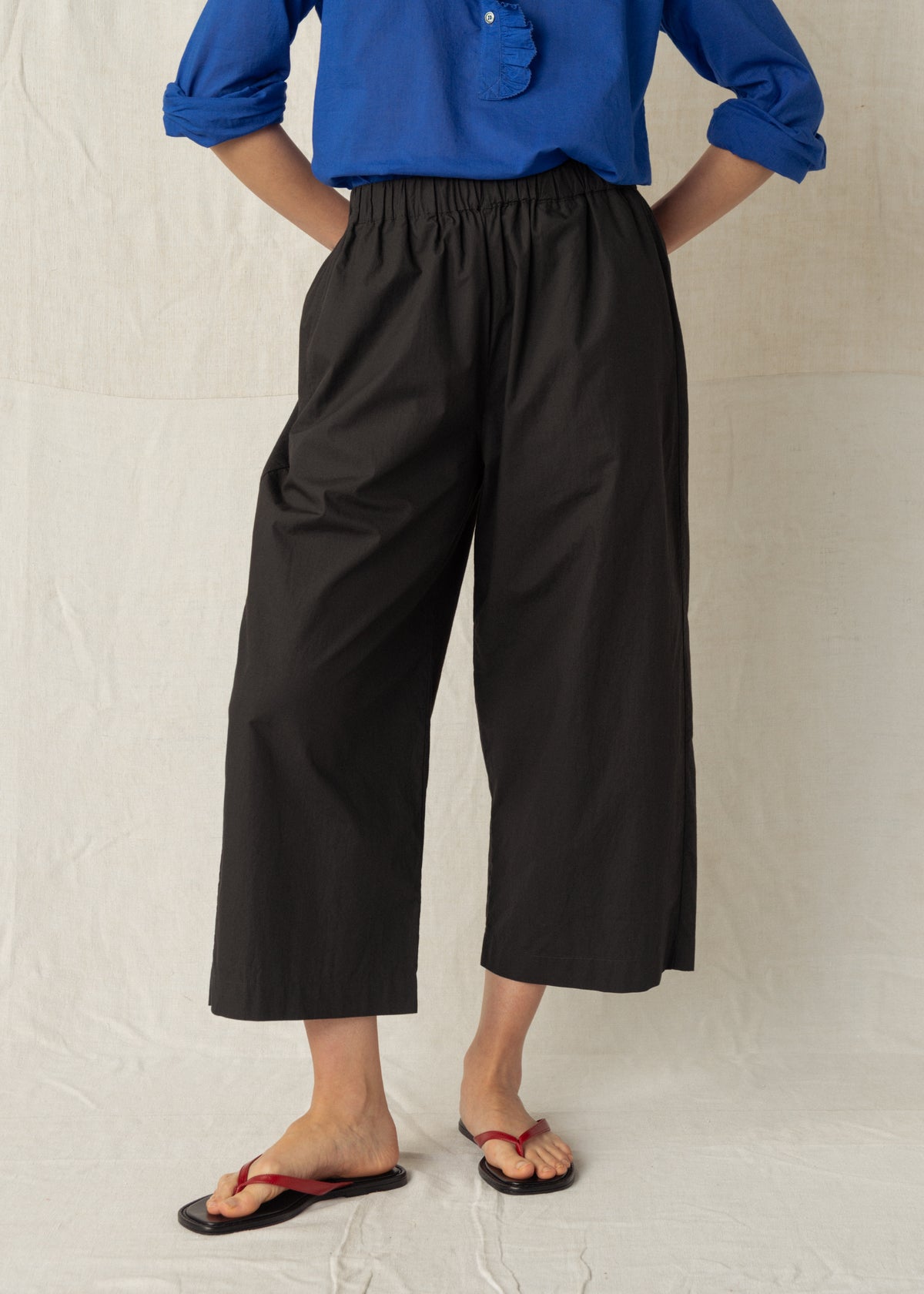 CALEB TROUSERS — SOFT BLACK
