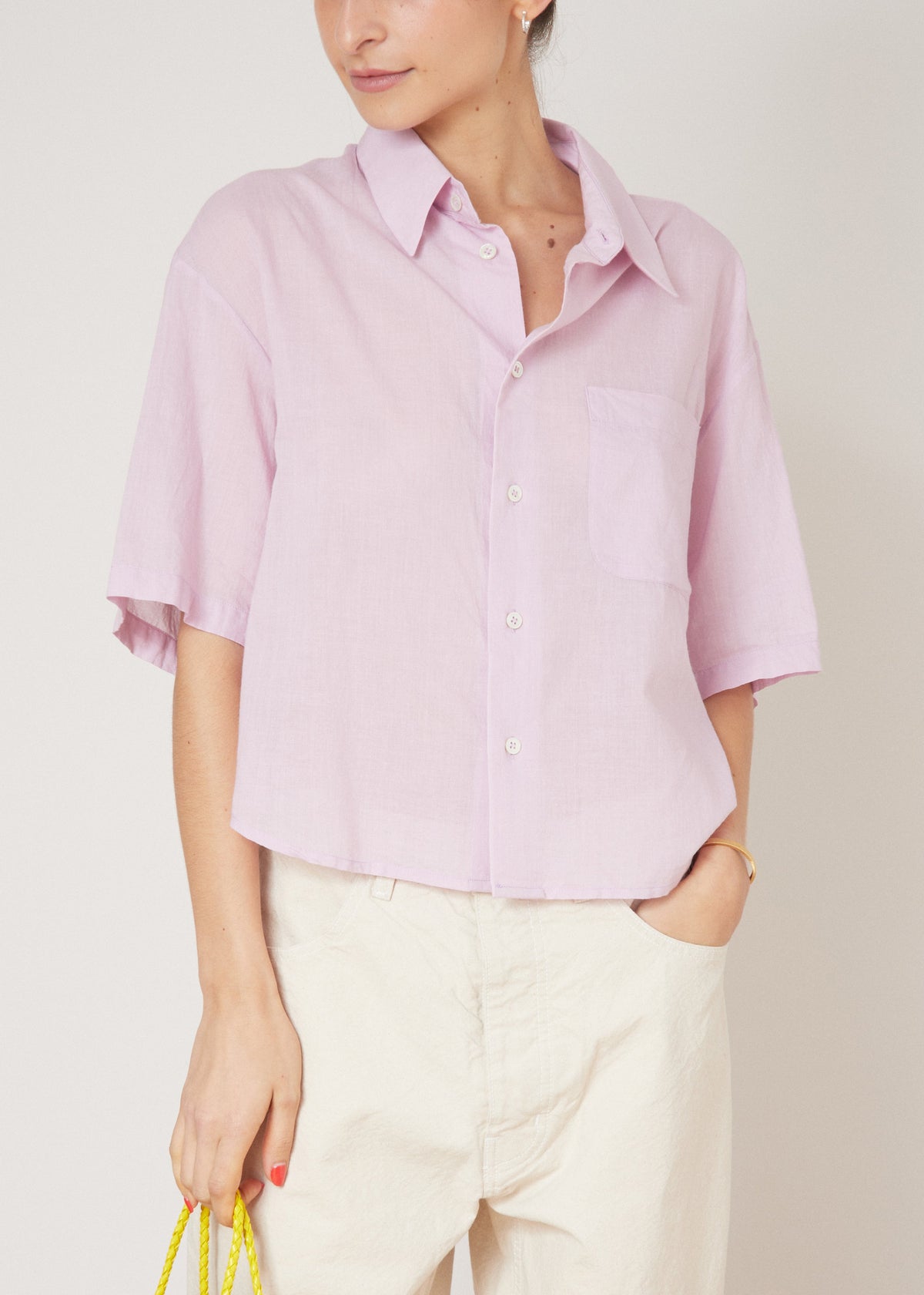 DARIA SHIRT — LILAC