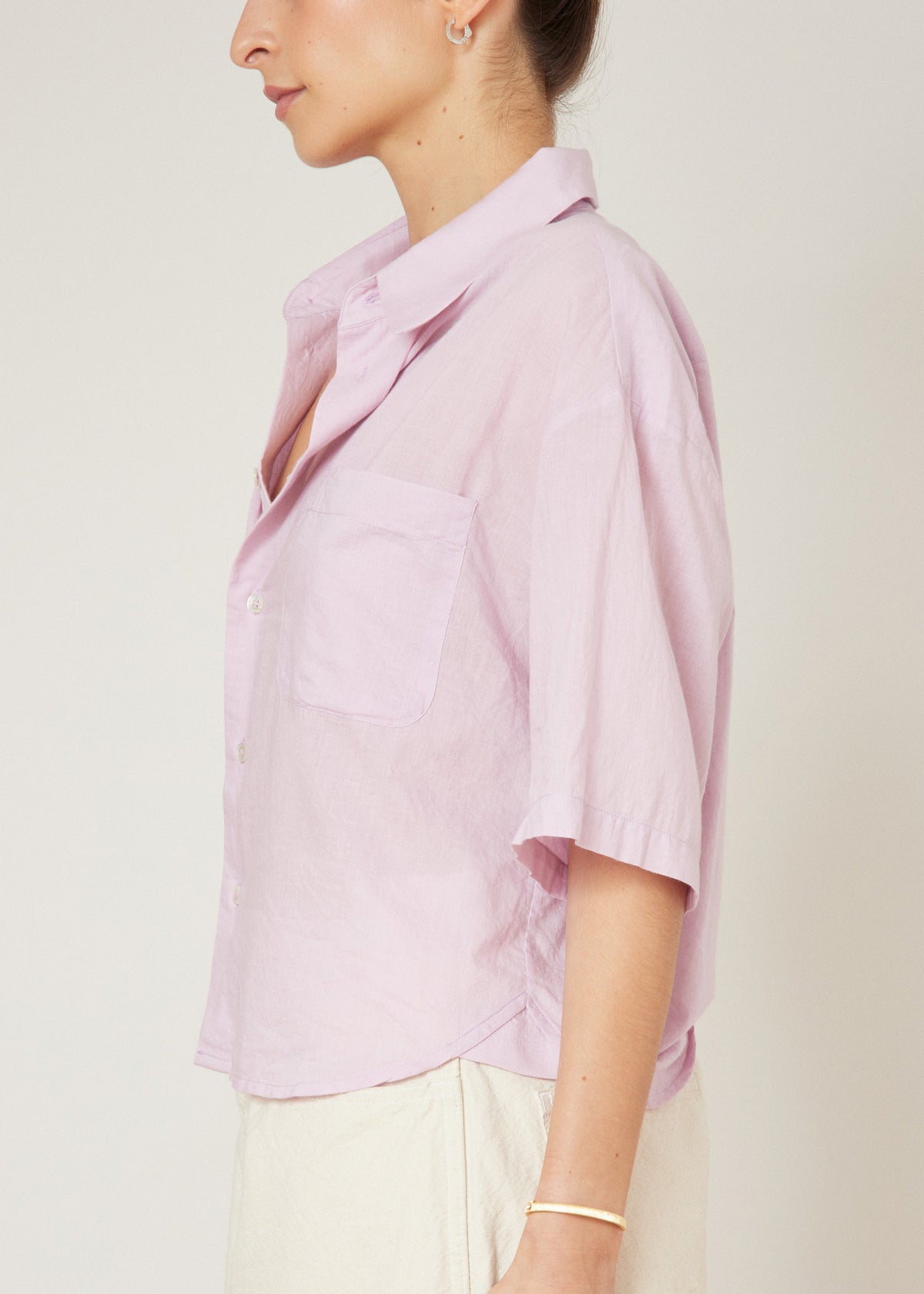 DARIA SHIRT — LILAC