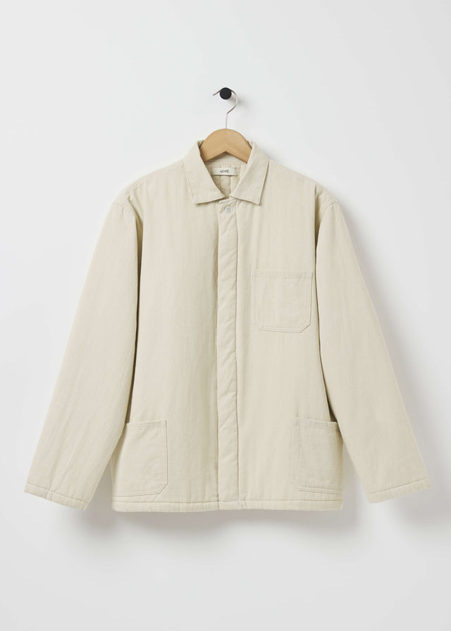 DEMI QUILTED JACKET — DARK MASTIC