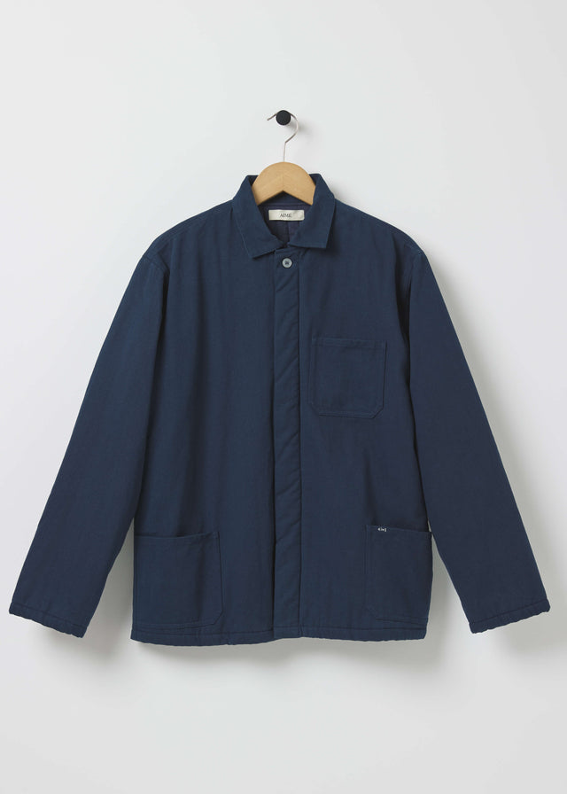DEMI QUILTED JACKET — NAVY