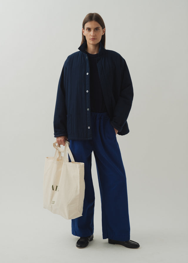 DEMI QUILTED JACKET — NAVY