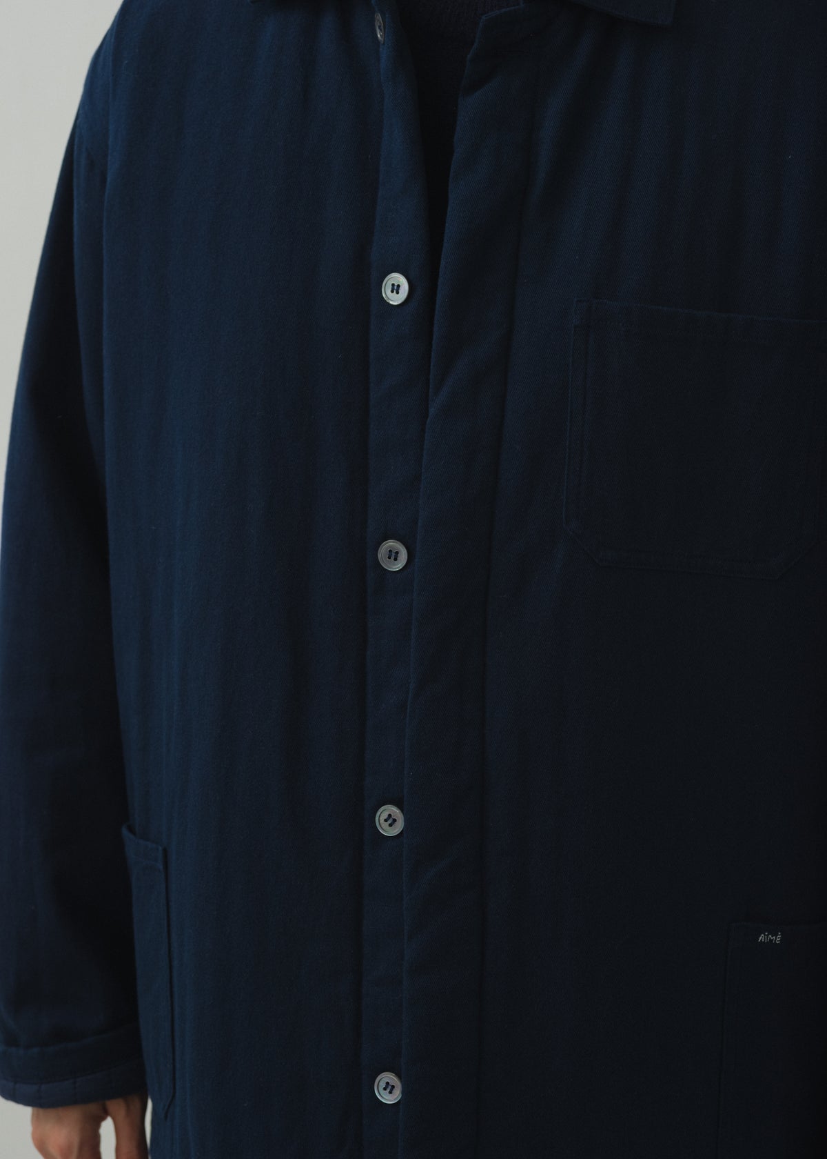 DEMI QUILTED JACKET — NAVY