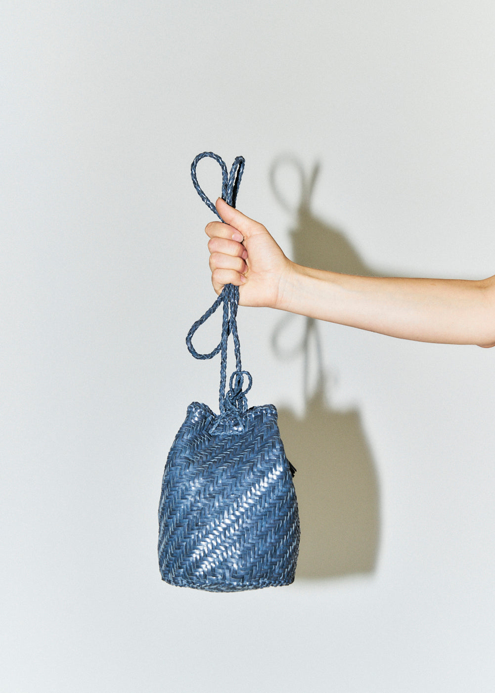 POM POM DOUBLE JUMP BAG — NAVY