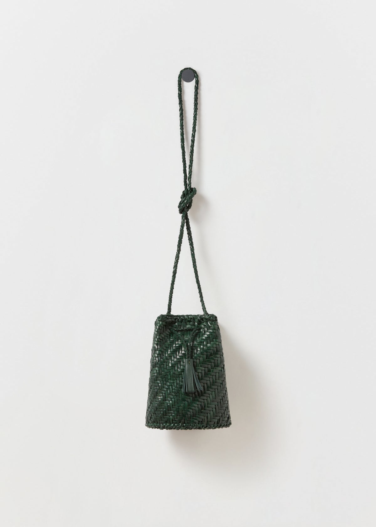 POMPOM DOUBLE JUMP BAG — FOREST