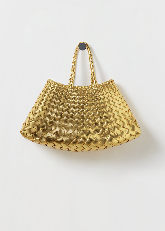 SMALL SANTA CROCE BAG — GOLD