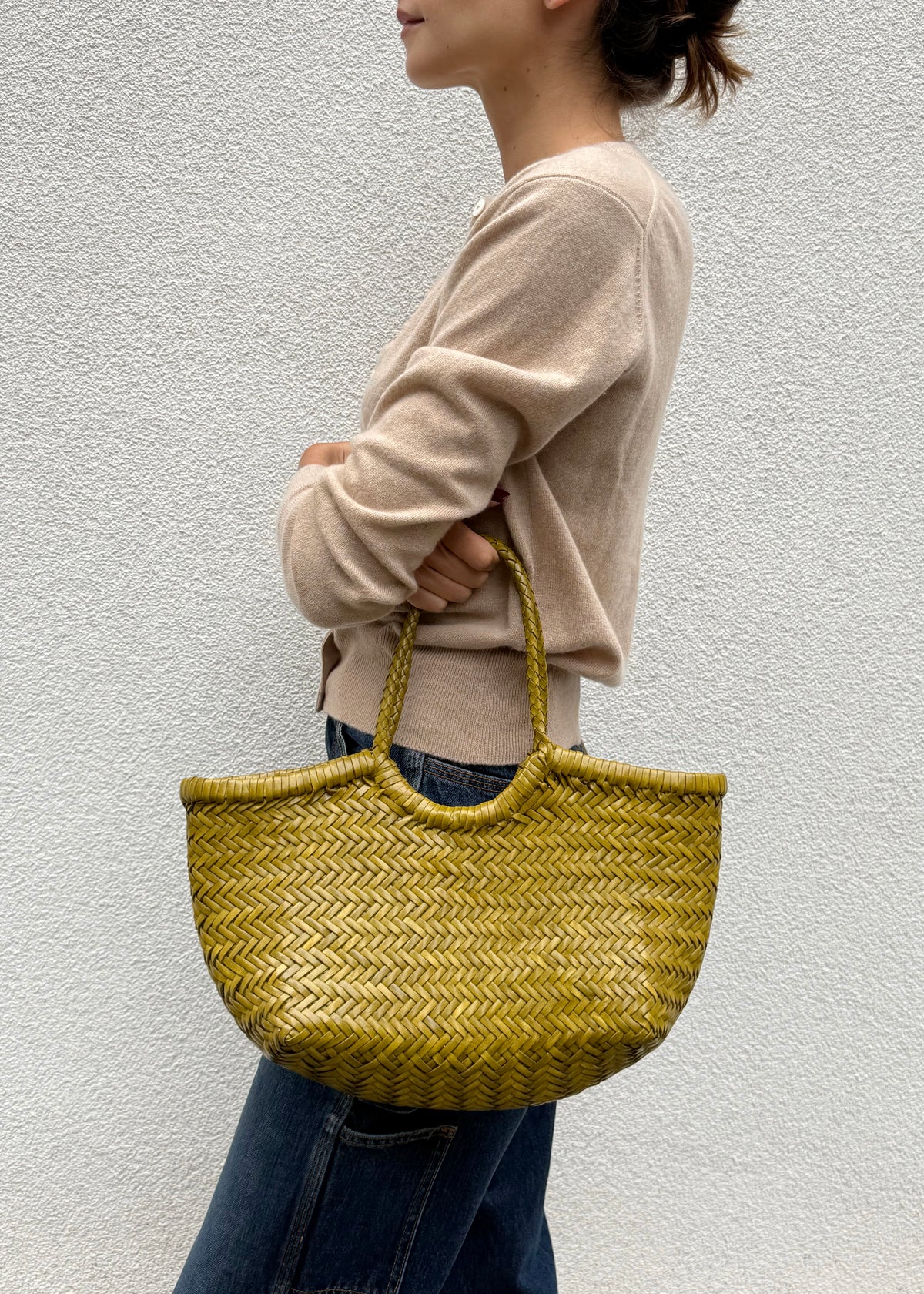 SMALL NANTUCKET BAG — BAMBOO GREEN