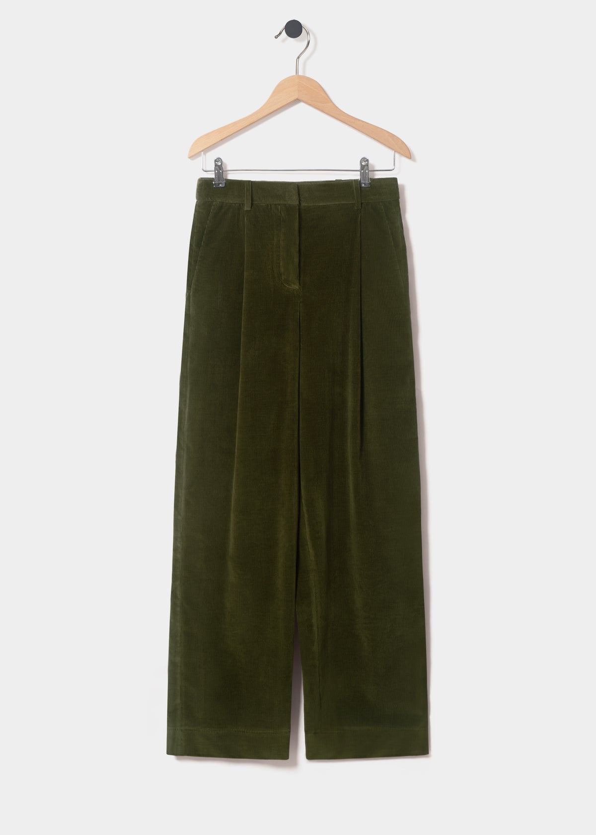 DRAKE CORDUROY TROUSERS — GREEN