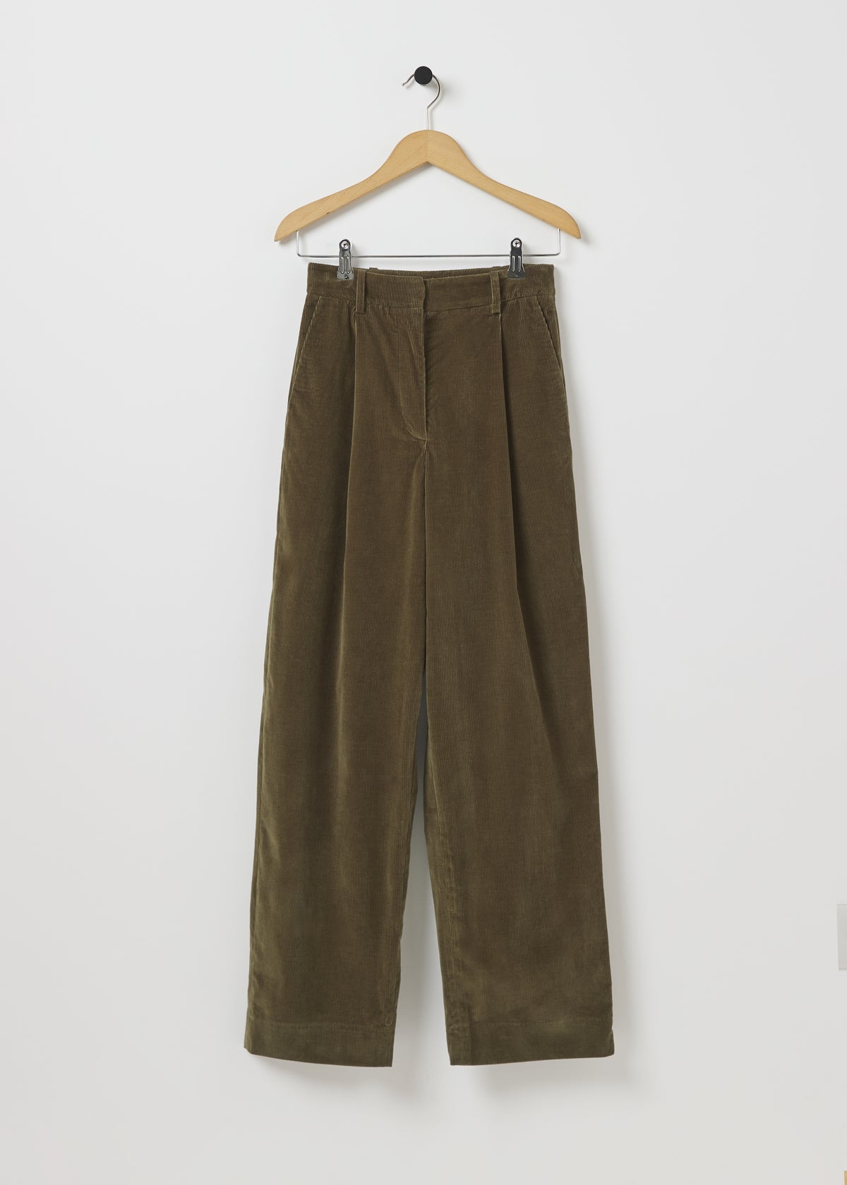 DRAKE CORDUROY TROUSERS — GREEN