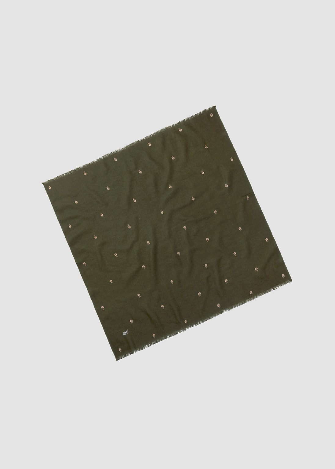 ELAN CASHMERE SCARF — KHAKI