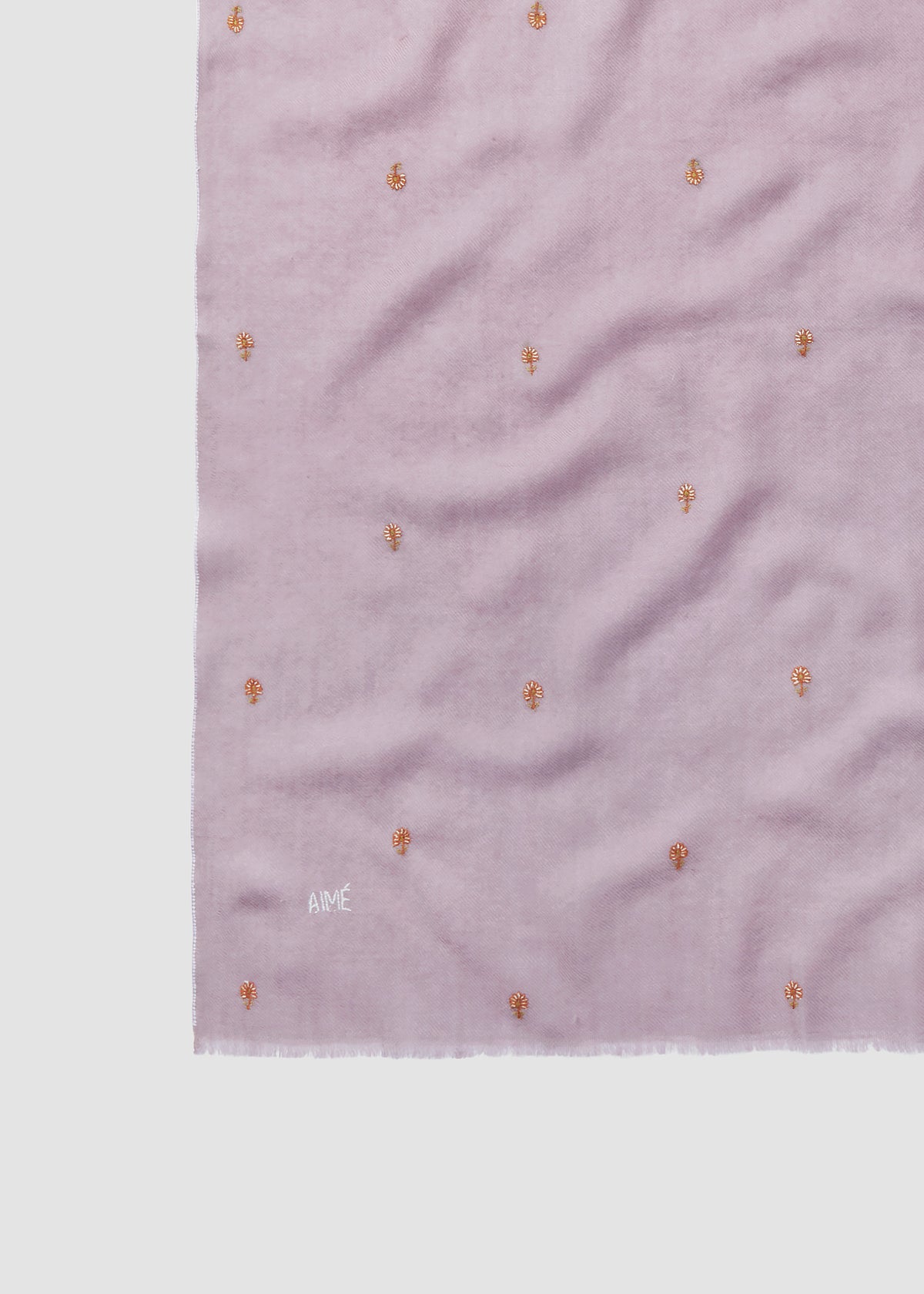 ELAN CASHMERE SCARF — LILAC