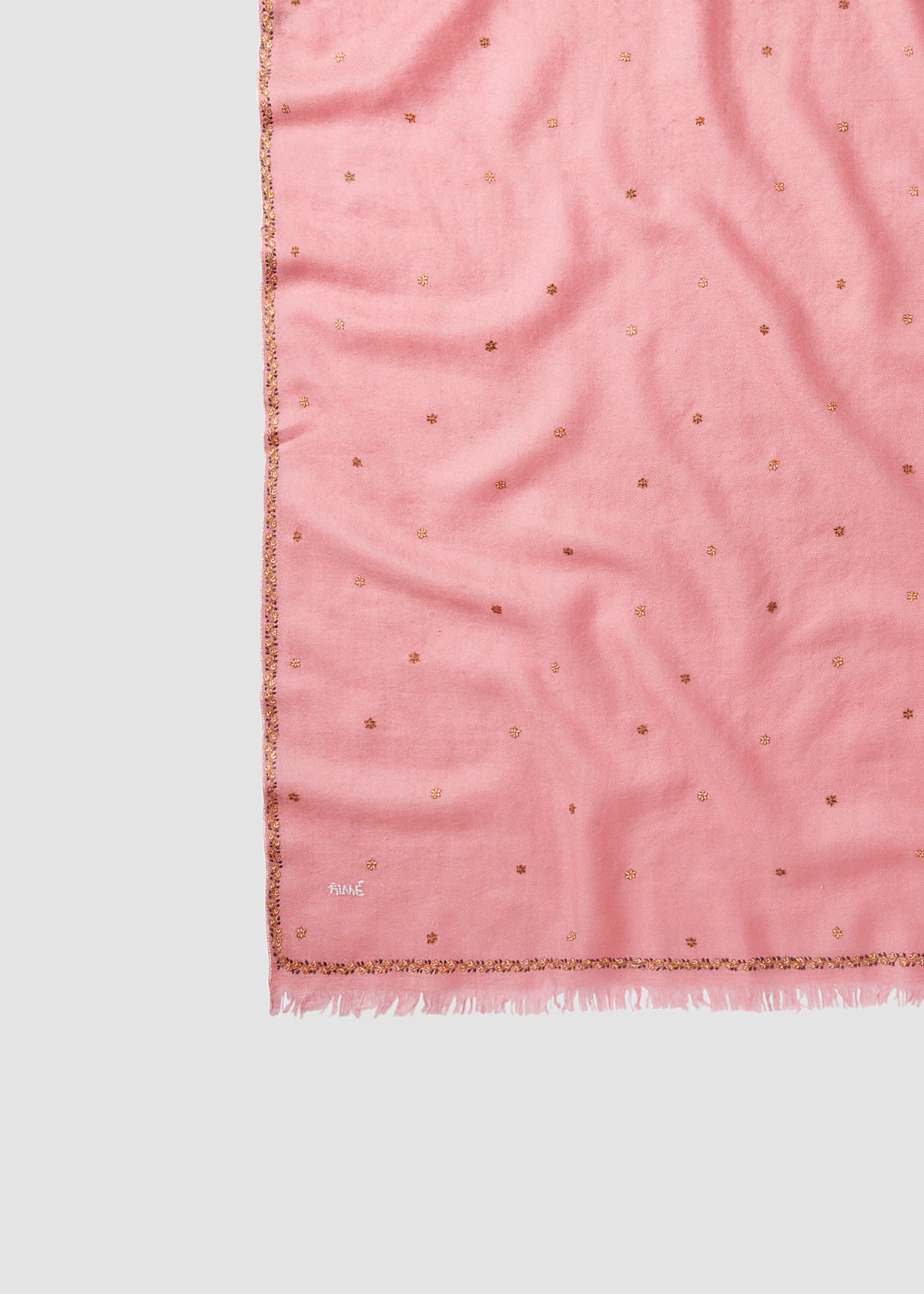 ELAN CASHMERE SCARF — PINK