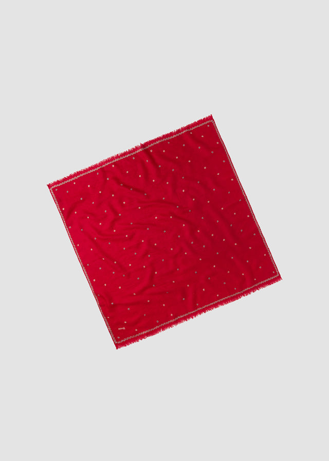 ELAN CASHMERE SCARF — RED
