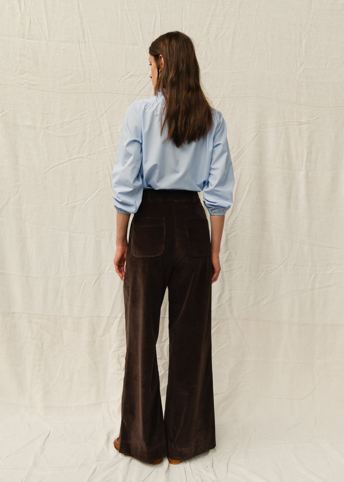 ERIN BLOUSE — BLEU