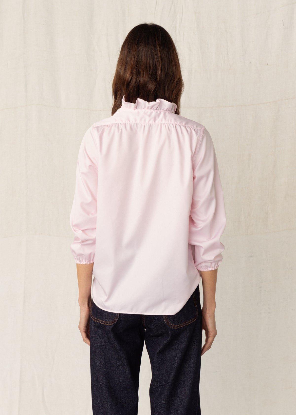 ERIN SHIRT — ROSE STRIPES