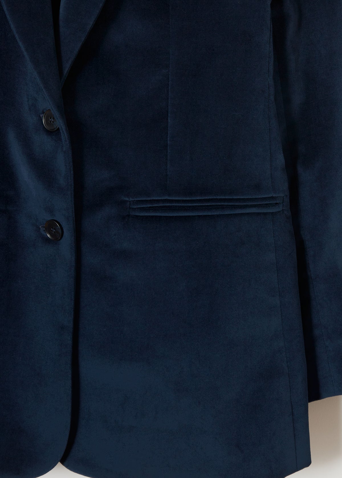 FARAH VELVET JACKET — NAVY