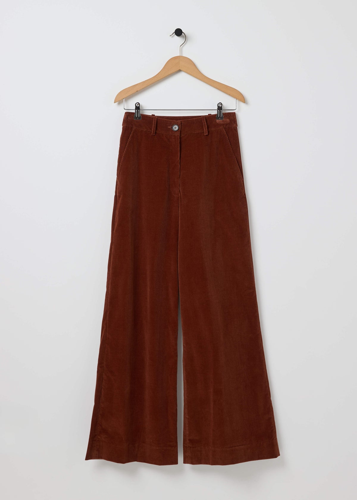 FLINT CORDUROY TROUSERS — RUST