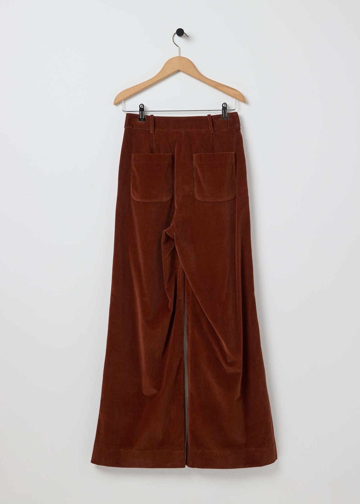 FLINT CORDUROY TROUSERS — RUST