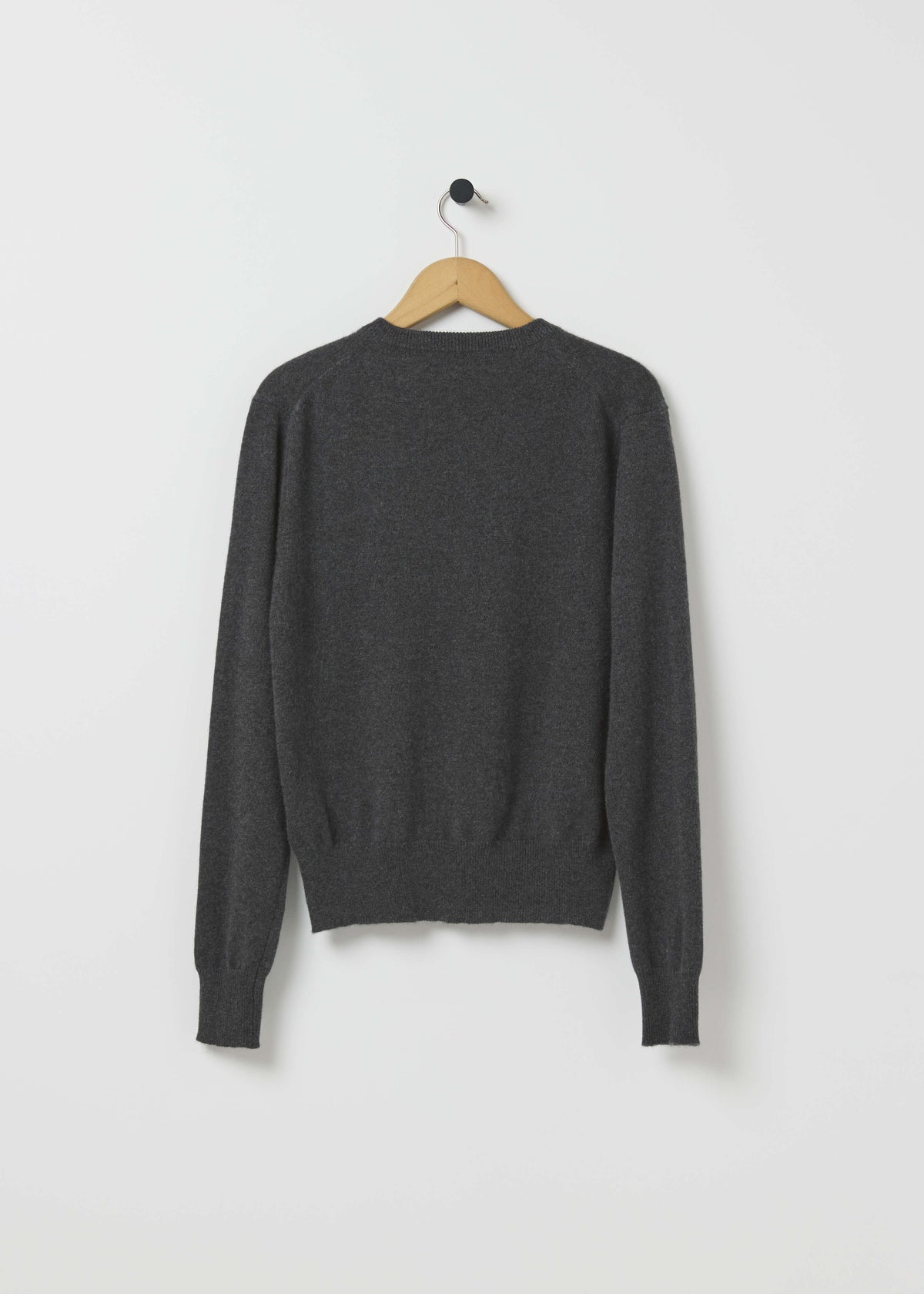 GABBY CASHMERE CARDIGAN — ANTHRACITE
