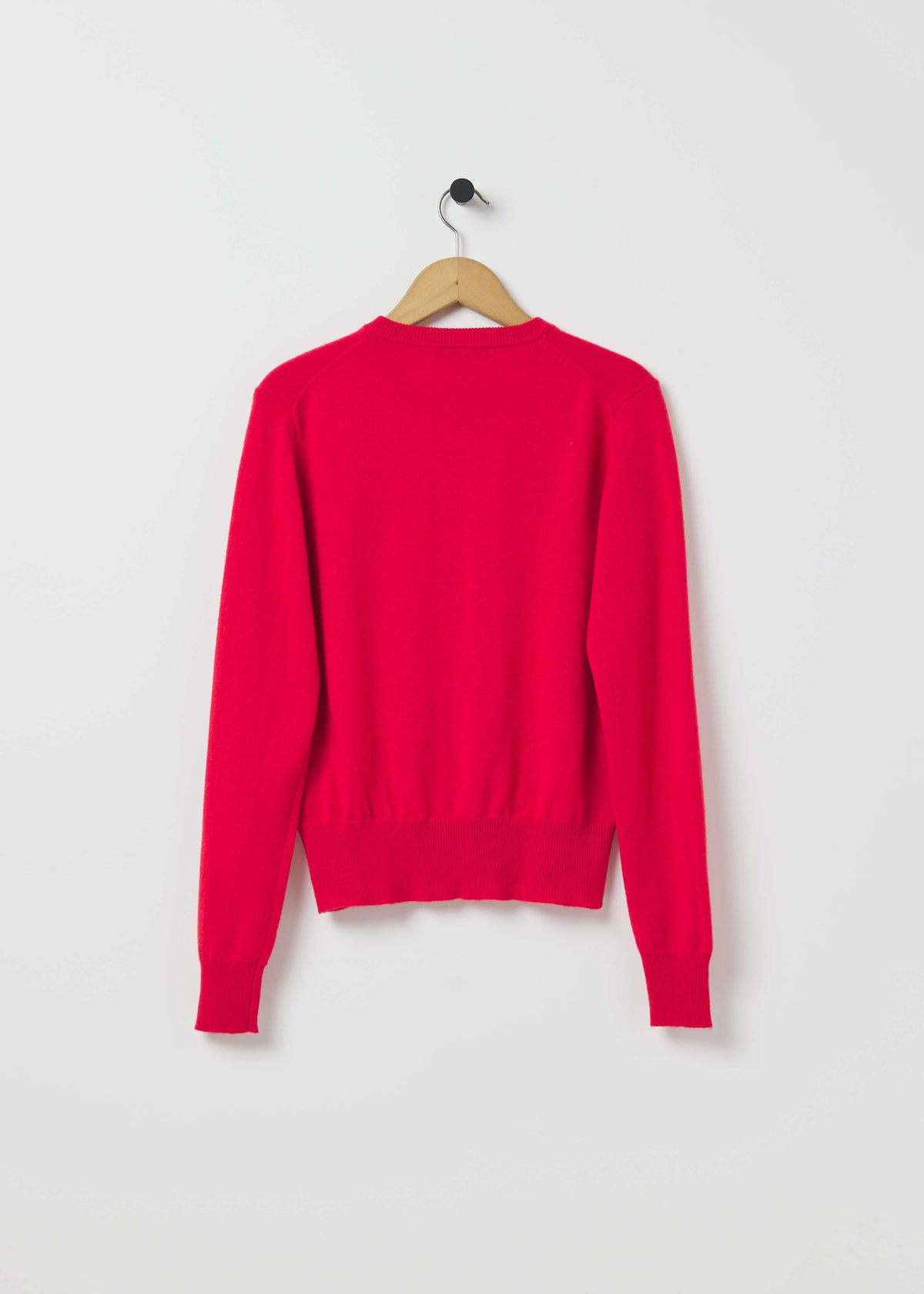 GABBY CASHMERE CARDIGAN — RED