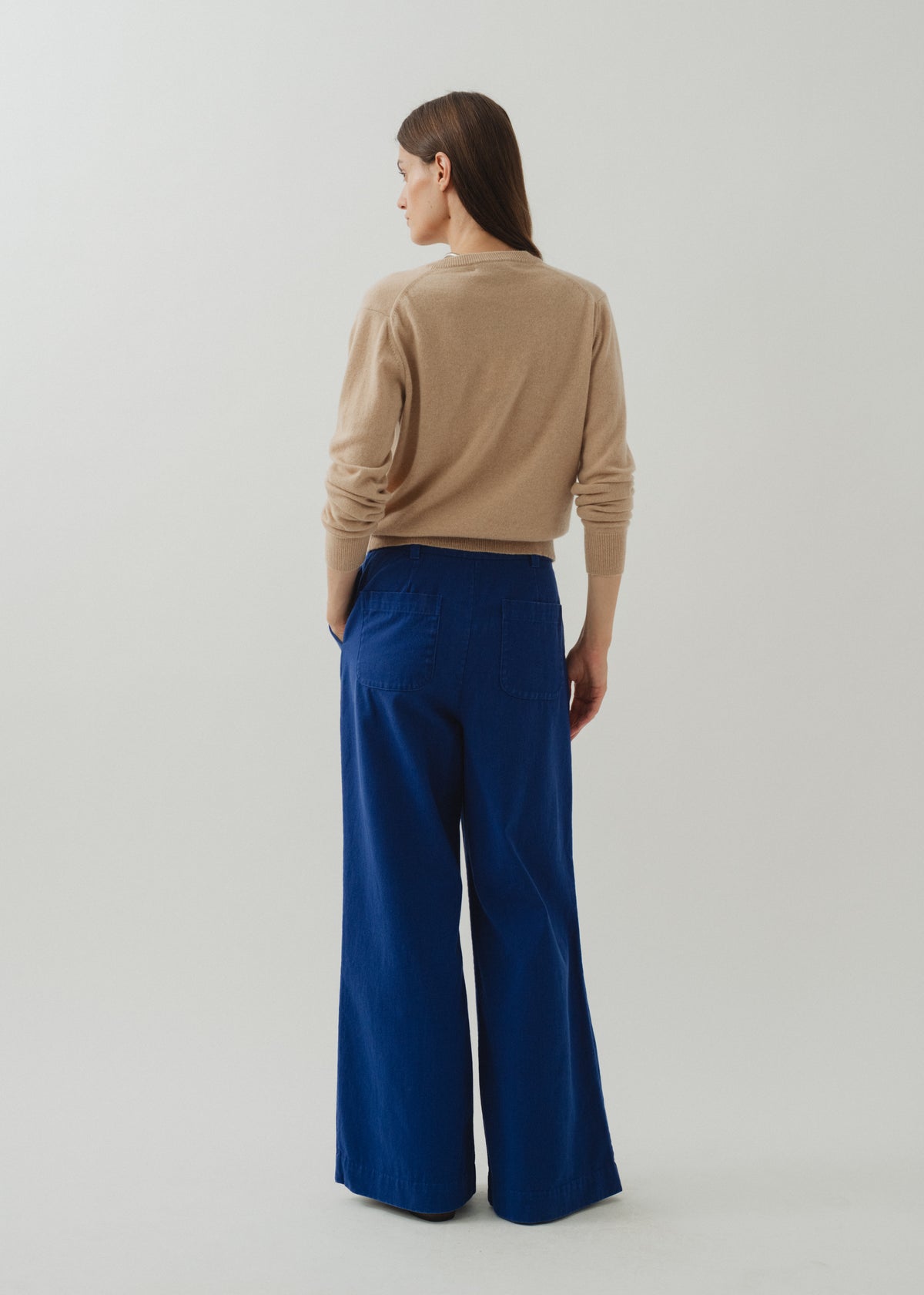 GABBY CASHMERE CARDIGAN — SAND