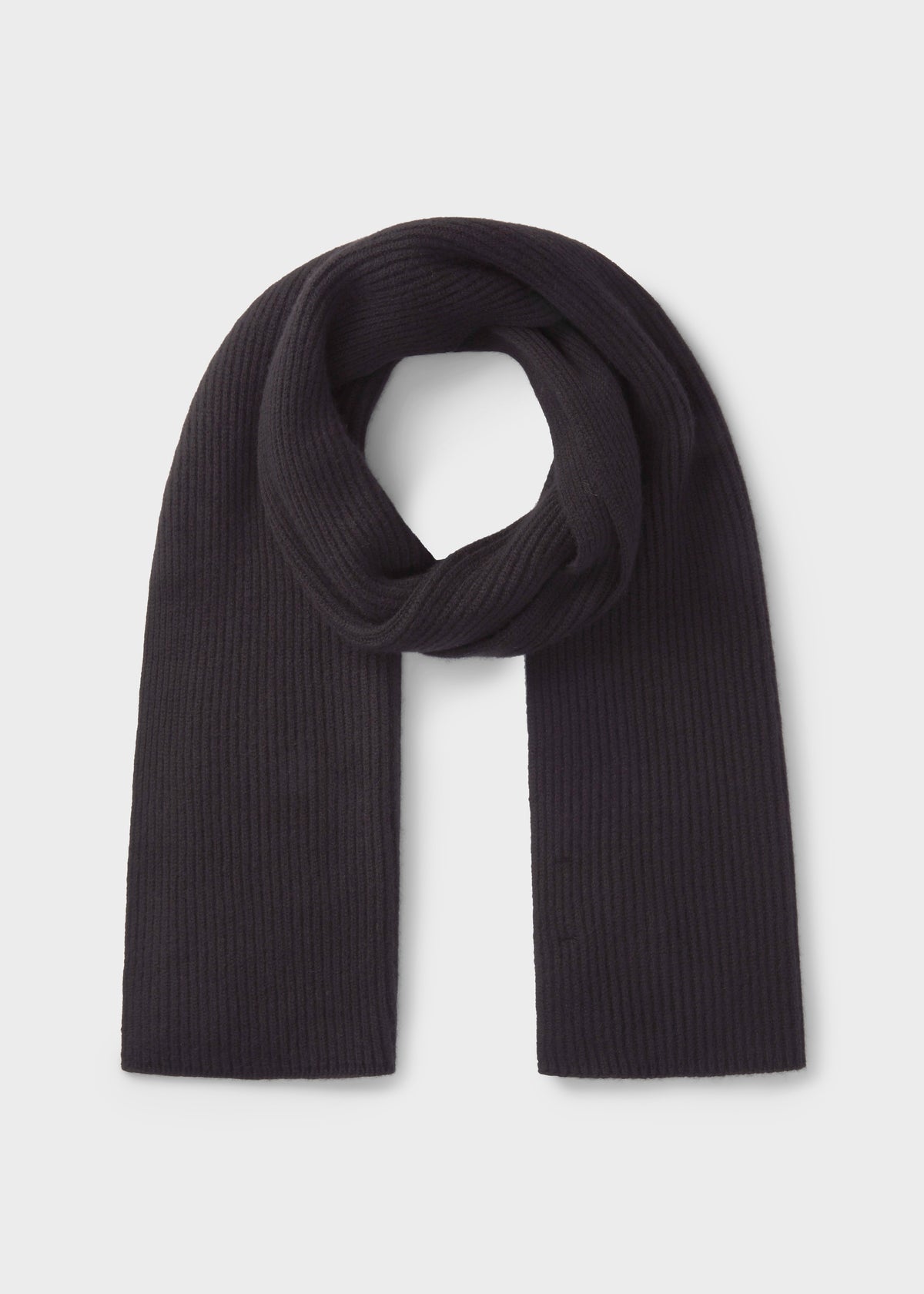 GALLAGHER CASHMERE SCARF — BLACK